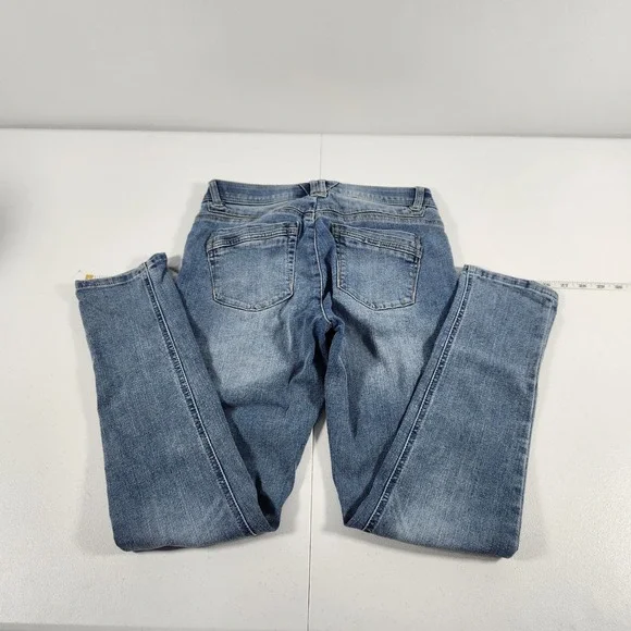 Democracy Ab Technology Slim straight Leg Jeans Blue Medium Wash Womens Size 2 - Picture 2 of 9